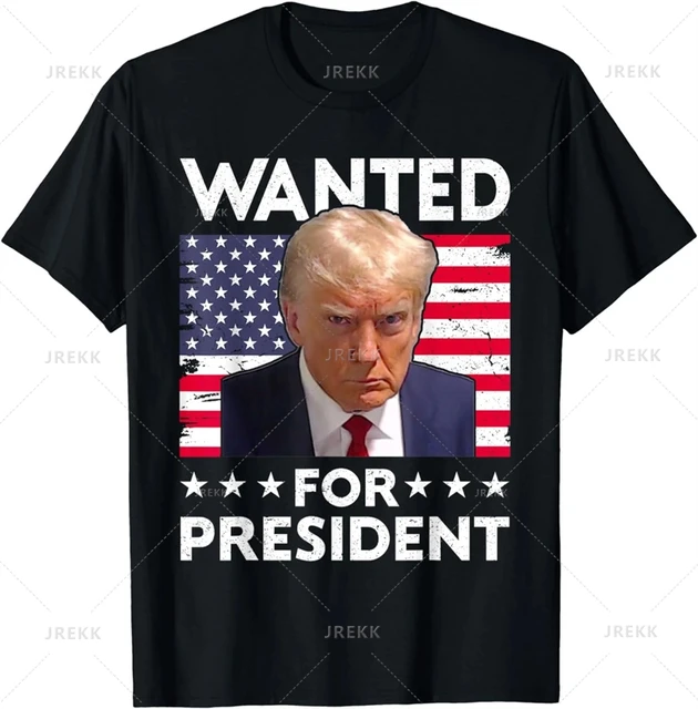 Donald Trump T Shirt For Men 2024 American President Election Campaign T-Shirt Unisex Street Oversized Short Sleeve Tee Shirts 5