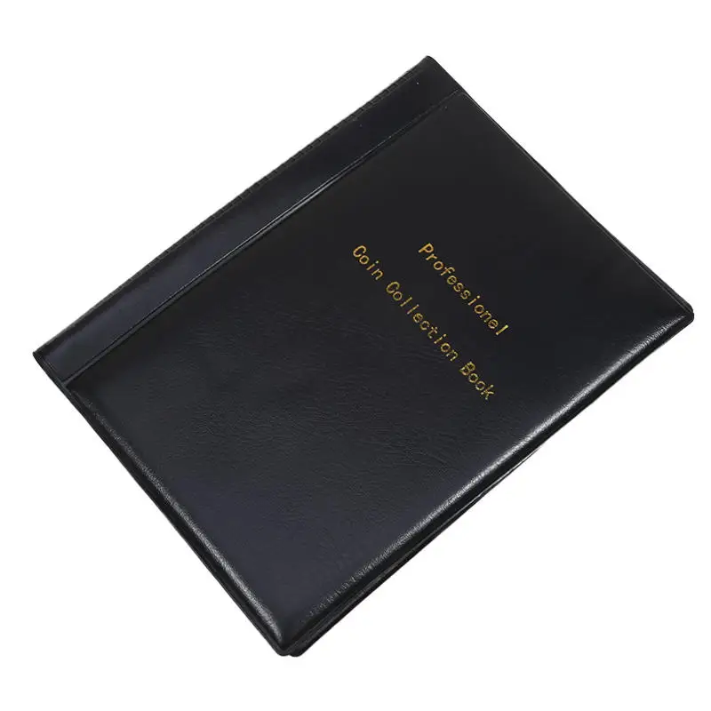 Storage Album Pu Cover Hard Smooth Surface Portable Collection Book For Collectors Decorative Holder Commemorative