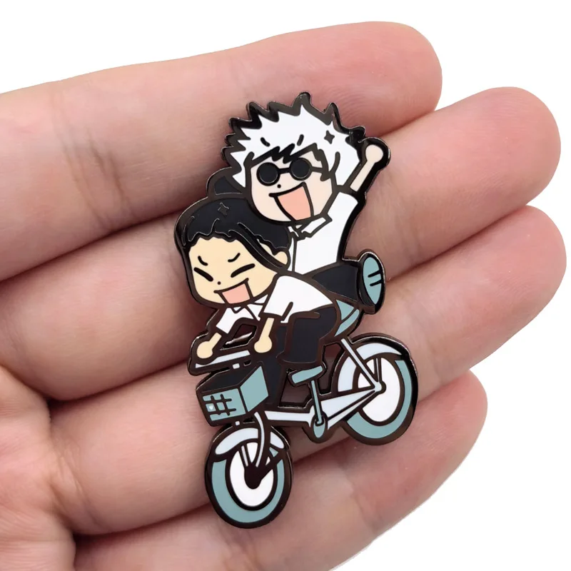 Badge Gojo Satoru Jujutsu Kaisen - Broche Manga, Pour Sac à Dos, Vêtements, Cadeau Fan Anime - 6
