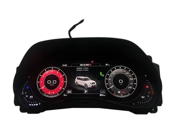 Tablero Digital LCD de 12,3 pulgadas para Nissan Patrol Y62 2010-2025 Plug & Play TPMS multilingüe pantalla de postura de carrocería de coche 1