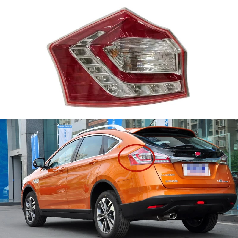 

For LUXGEN U6 TURBO 2014-2016 Car Accessories Outside Tail Light Assembly Turn signal lamp Brake lights parking lights Rear lamp