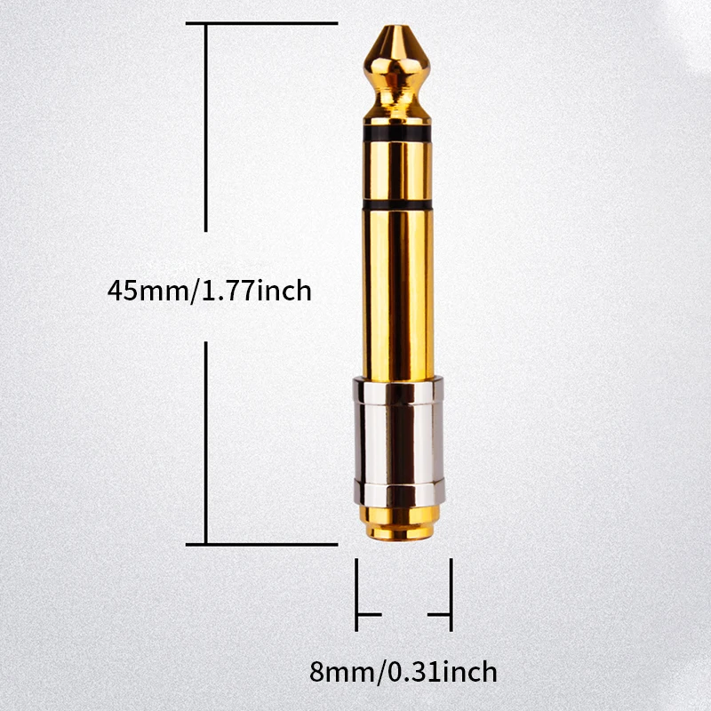 Premium Audio Jack Adapter - Universal Male to Female Connector