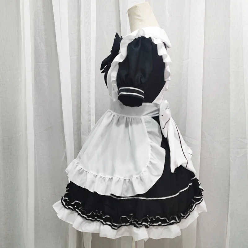 Kawaii Lolita Maid Kostüm Anime Cosplay Halloween Little Devil Outfit Peasant Bluse für Mädchen 4
