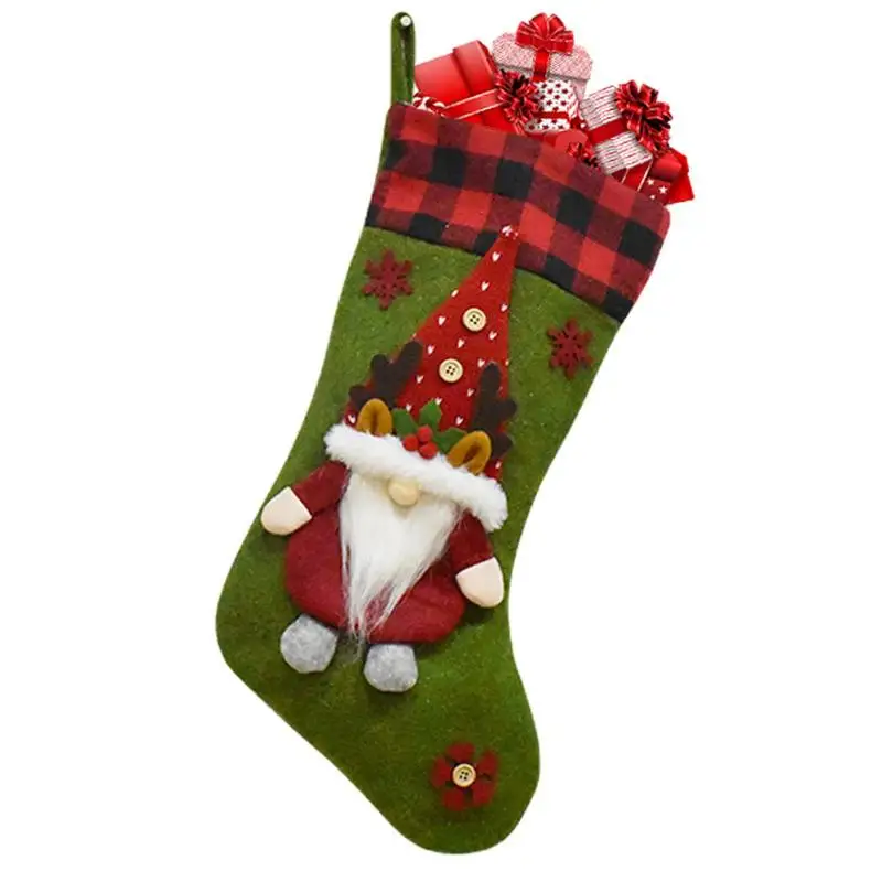 

Christmas Stockings Christmas Faceless Dolls Stocking Hangers Christmas Socks Gift Bag Decorations Gifts Candy Socks For Kids &