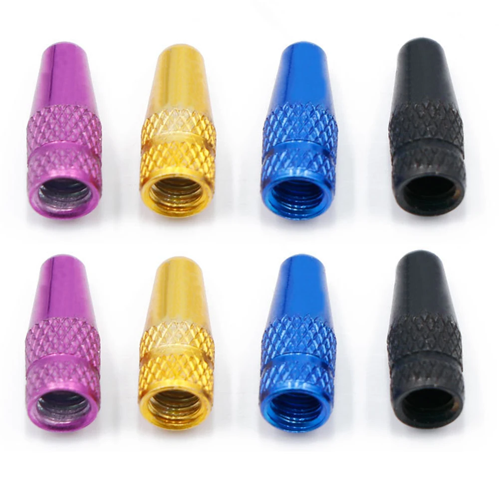 Aluminum Alloy Bicycle Tire Valve Caps - Set of 10