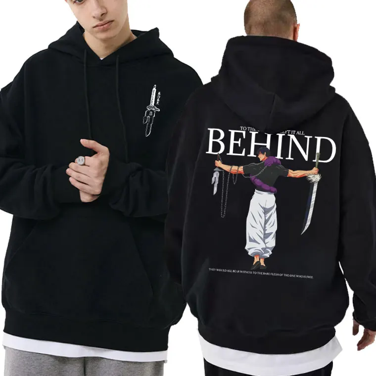 

Japanese Anime Jujutsu Kaisen Fushiguro Toji To The One Who Lfft It All Behind Printed Hoodie Men Women Casual Losoe Sweatshirts