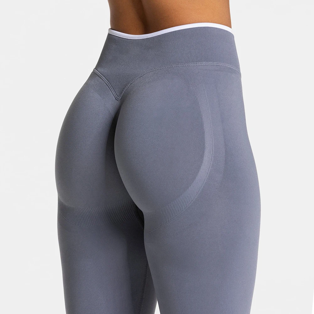 Sports Leggings Women Fitness High Waist Seamless Yoga Pants Scrunch Booty Peach Hip Lifting Gym Clothes Workout Tights - 3