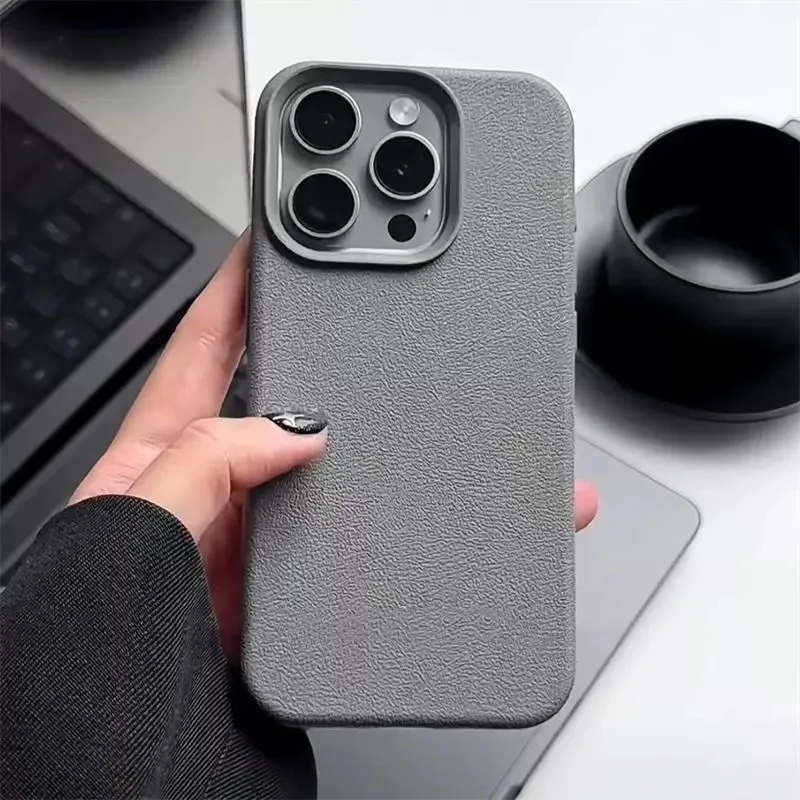 Leather Silicone Phone Case - Luxury Protective Cover