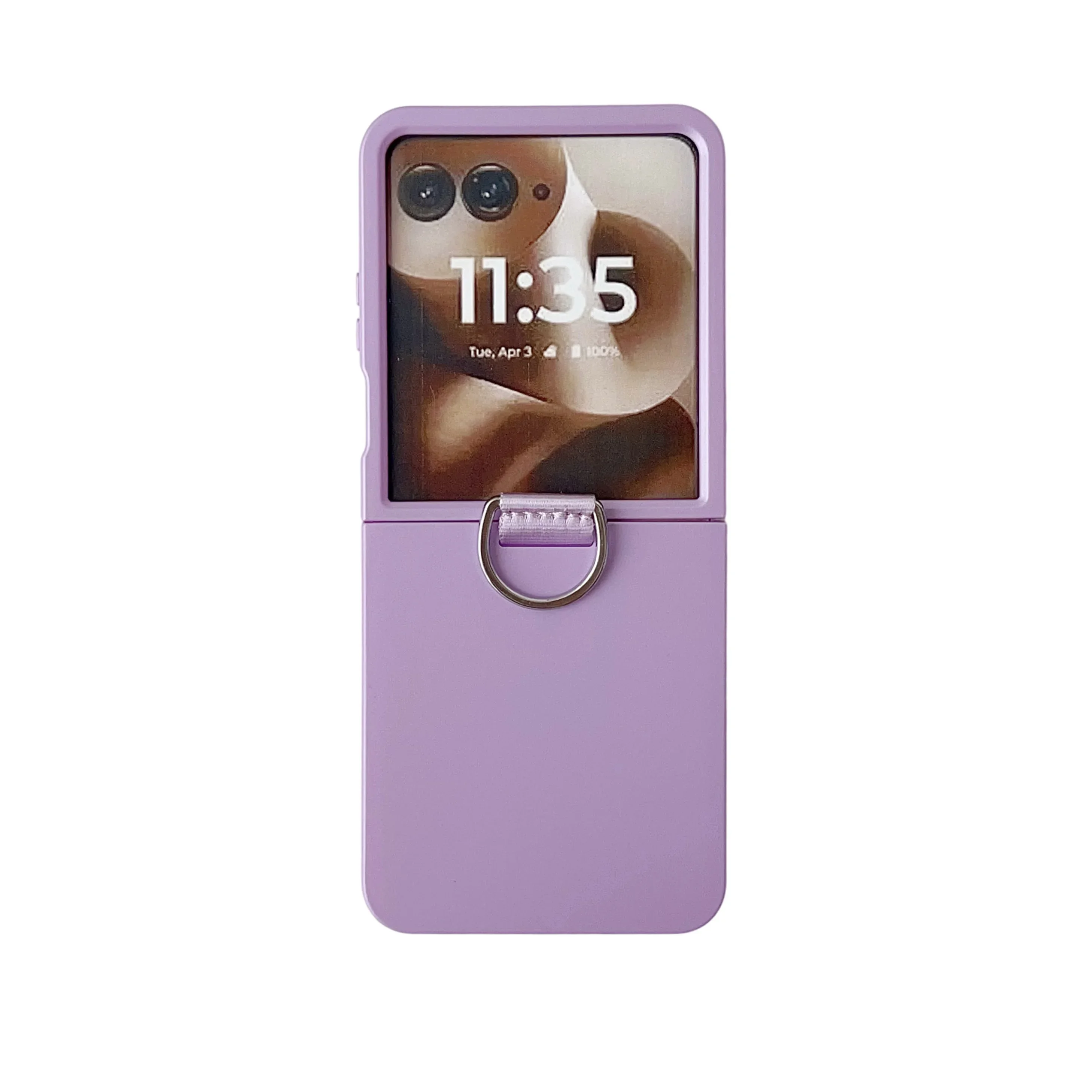 Ultra-Thin Matte Ring Case - Skin-Friendly Folding Protective Cover