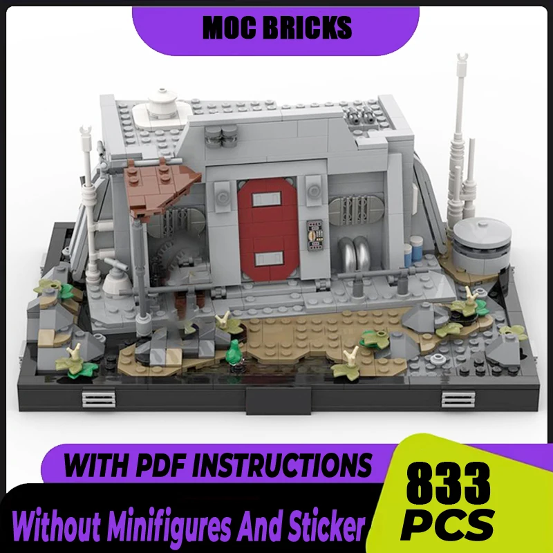 

Star Movie Series Moc Building Bricks Adventurous Resting Place Model Building Technology Modular Blocks Construstion Toy Gifts