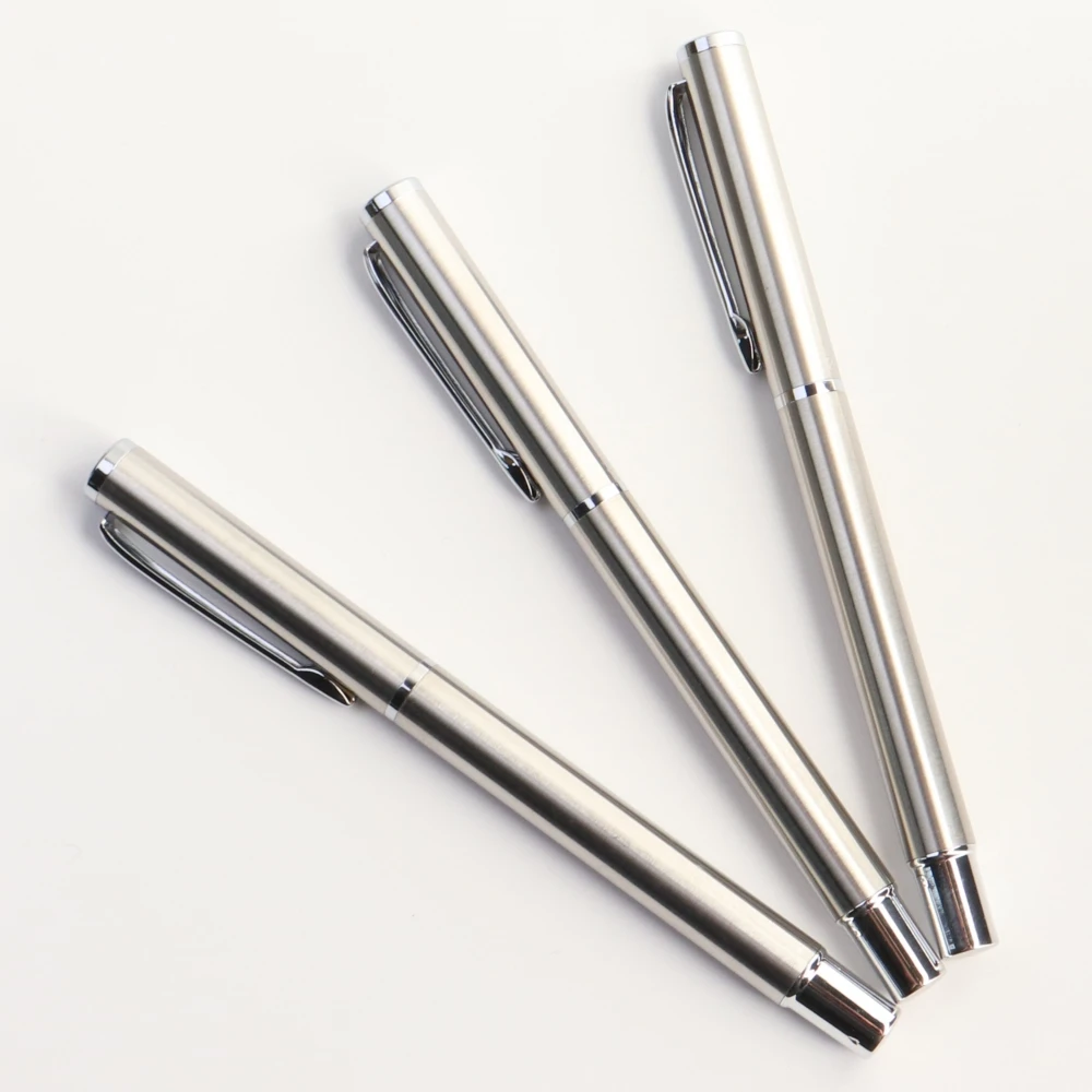 Luxury Metal Fountain Pen 0.38/0.8/1.3mm Curved Nib Student Writing Pen School Art Exercise Signature Supplies Office Stationery 5