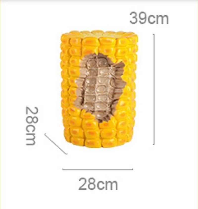 Creative corn Stool Footstool Footstool Family Indoor Living Room Floor Ornaments Home Soft Decoration Furnishings
