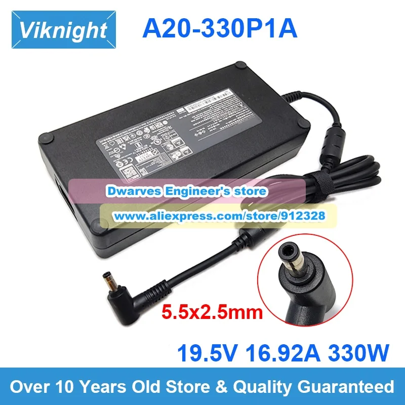 330W AC 어댑터 A20-330P1A 19.5V 16.92A (UNVEILS NEO 15, PREDATOR HELIOS 300, 500, BONOBO WS, GE76, GE78, GP66, GE67, GP
