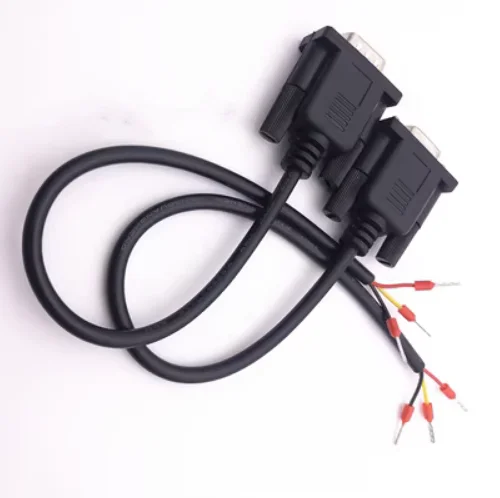 USB RS232 Adapter DB9 to 3pin （2 3 5 ）Cable 3pin RS232 RS485 Converter DB9 Female Plug/ Male Terminal wire 30cm