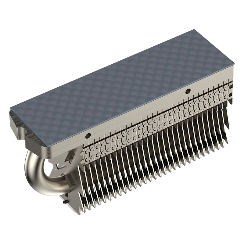 Radiador do Refrigerador do Coolleo-ssd Hr09 M.2 2280 M.2 Movimentação do Estado Sólido Dissipador de Calor Inteiramente Galvanizado Soldadura do Refluxo Aghp Heatpipe - Imagem 5