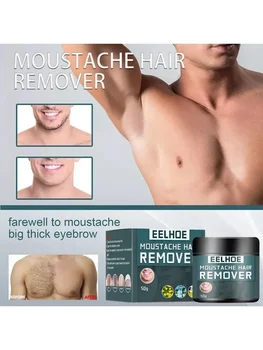 Men Hair Remover Cream Underarm Private Facial Body Leg Hair Remove Cream Skin Care Powerful Beauty Skin Care - Thumbnail 8