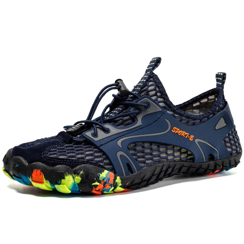 Summer New Quick-Drying Breathable Five-Toe Shoes Summer Fishing Non-Slip Swimming  Outdoor Sports Creek Shoes