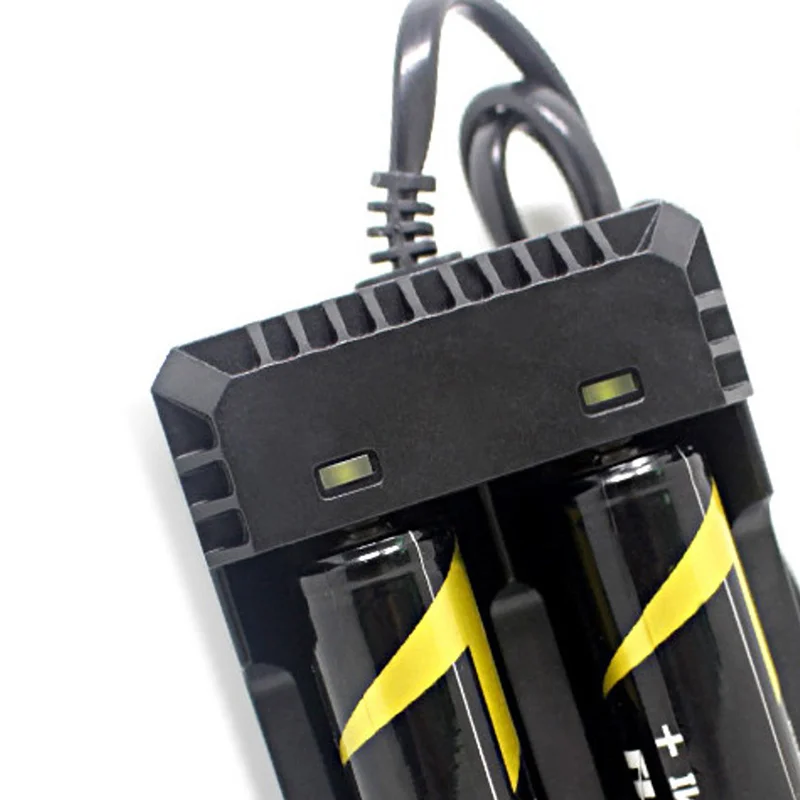 For 18650 26650 Battery Charger 1-4 Slots Dual 18650 Charging 4.2V Rechargeable Lithium Battery USB Charger