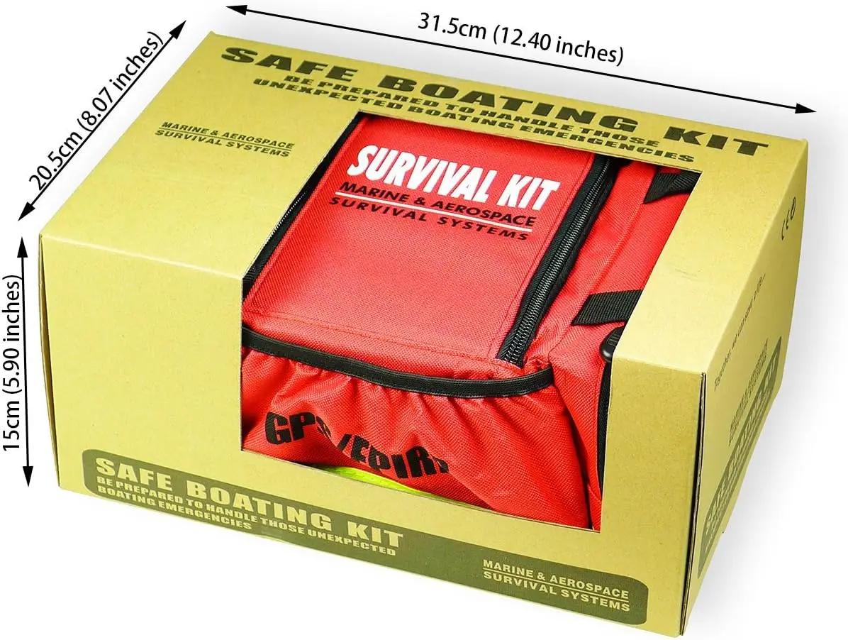 Boat Safety Kit for Boating Sailing Kayaking Fishing Marine Safety Required