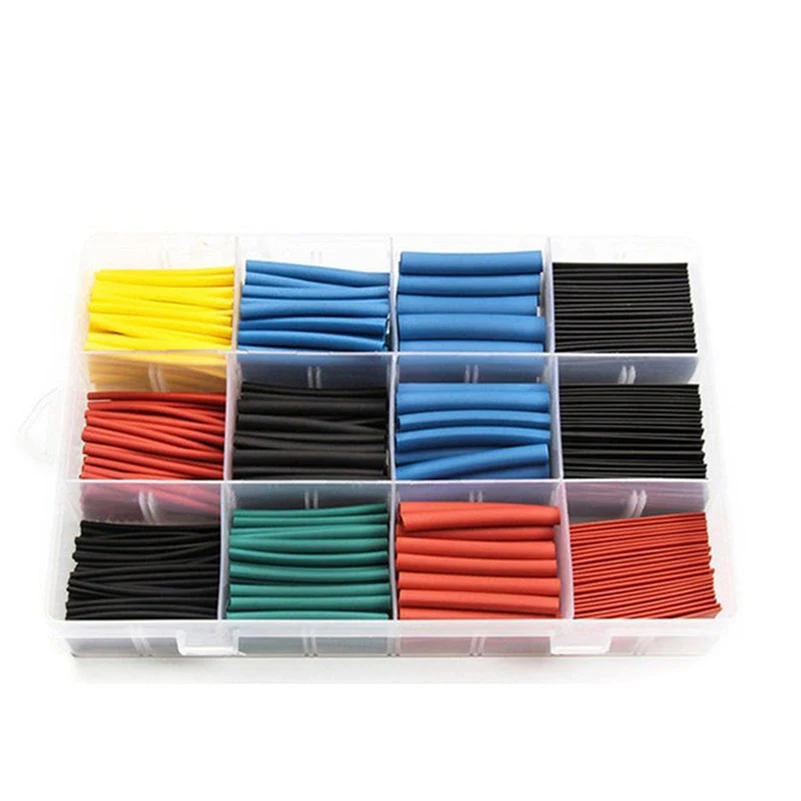 

isolante de fio eletrico Shrink wrapping Assorted kit,Thermoretractile Heat Shrink Wrapping Wire Cable Insulation Sleeving