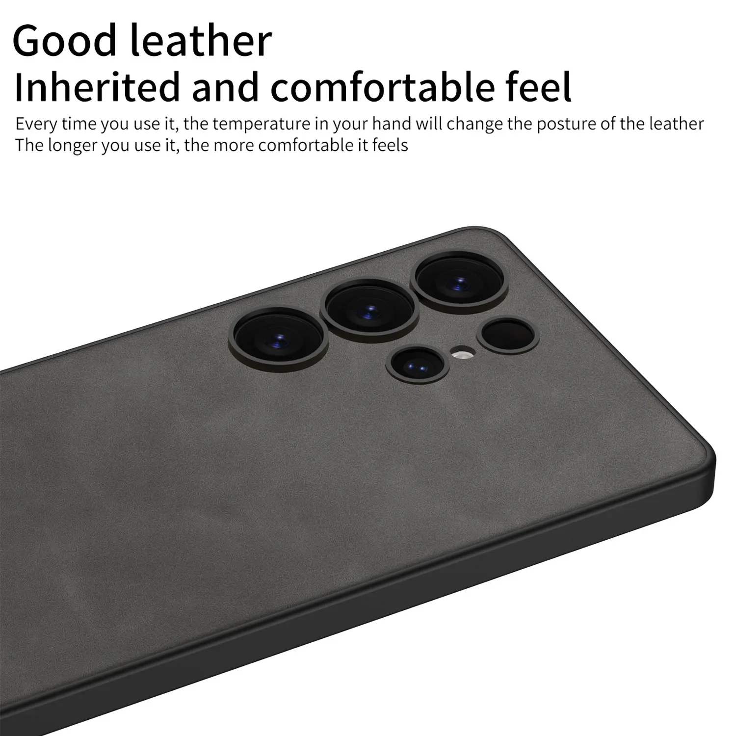 Luxury Leather Phone Case For Samsung Galaxy S24 S25 Ultra 5G Nubuck Leather Protective Case S24Ultra S25Ultra Shockproof Cover 3