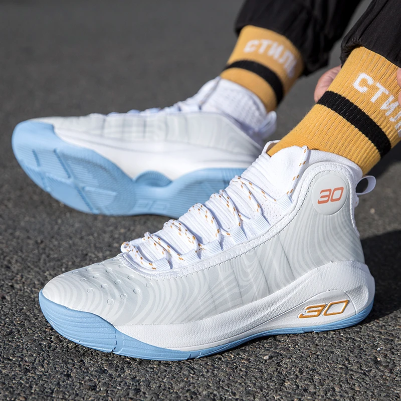 Brand Professional Men's Basketball Shoes Basketball Sneakers Anti-skid High-top Couple Breathable Man Basketball Boots