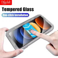 One - Click Installation Tempered Glass Screen Protector for 2Piece (Vivo V30 Lite)