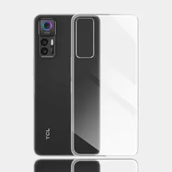Ultra Thin Silicone Soft TPU Clear Back Case Cover for TCL 30 5G (Clear)