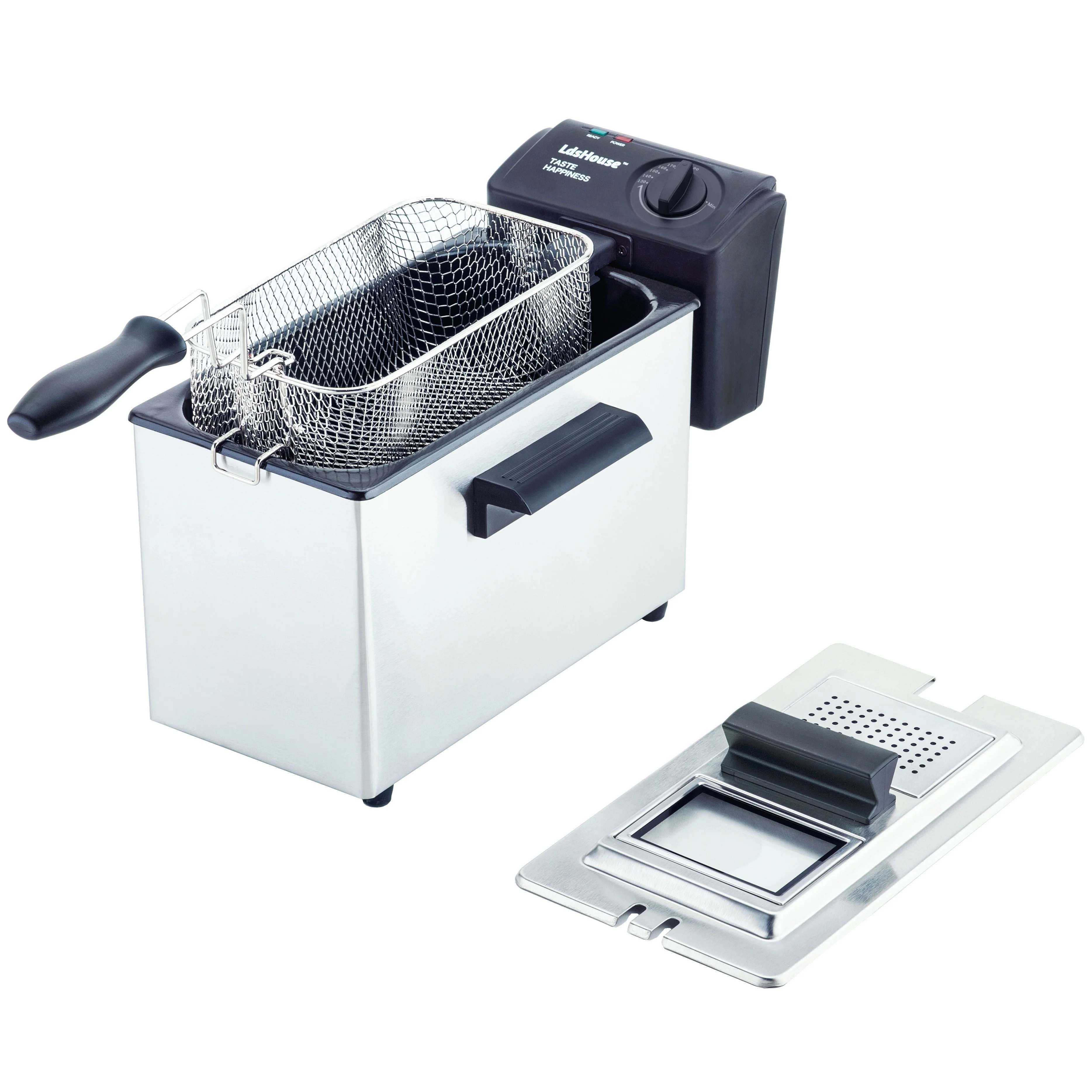 chip fryer Electric Deep Fryer, 치즈핫도그 Basket & Removable Lid 식품건조기 with View Window and Oil Containe진심 갈비탕