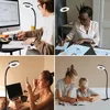 USB LED Eye Protection Book Night Light Adjustable Book Lamp With 3-Level Warm Cool White Daylight For Read Night Reading Lamp 6
