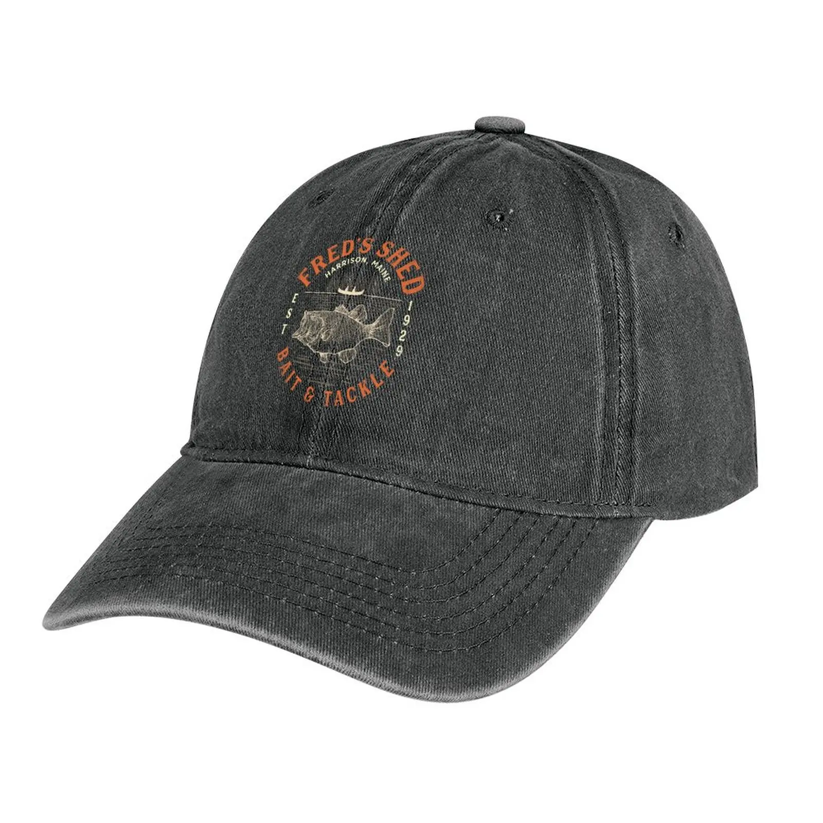 

Fred's Shed | Bait & Tackle Cowboy Hat Snap Back Hat Rave fishing hat Women's Beach Visor Men's