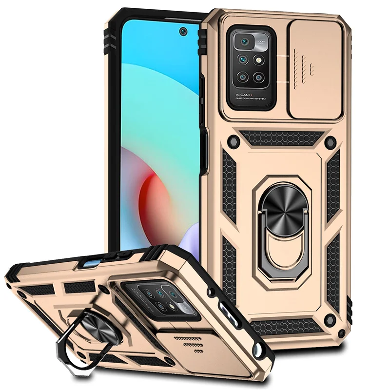 ل Xiaomi Redmi 10 حالة الشريحة عدسة حماية درع جراب...