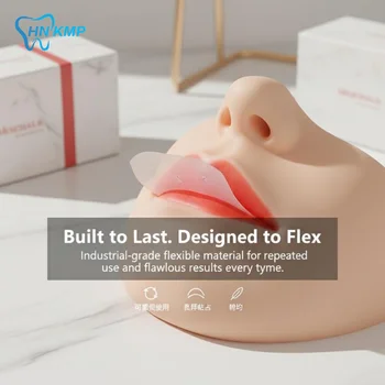 Set di 3 Righelli per Mappatura Labbra, Strumento Guida per Modellamento Labbra, Stencil per Trucco Permanente, Ausilio per Microblading e Tatuaggio Labbra