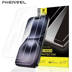 Premium Anti - Shatter Clear Tempered Glass Screen Protector - Pack of 2/4 - 3pc in 1 bag