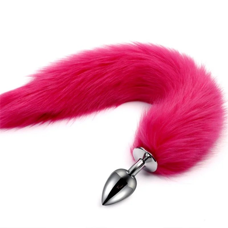 Sex toys 5 Sizes Metal Butt Plug Fetish Fox Tail Intimate Toys Bdsm Anal Extender Dilator Sex Shop Products Erotic Games Goods for Adults
