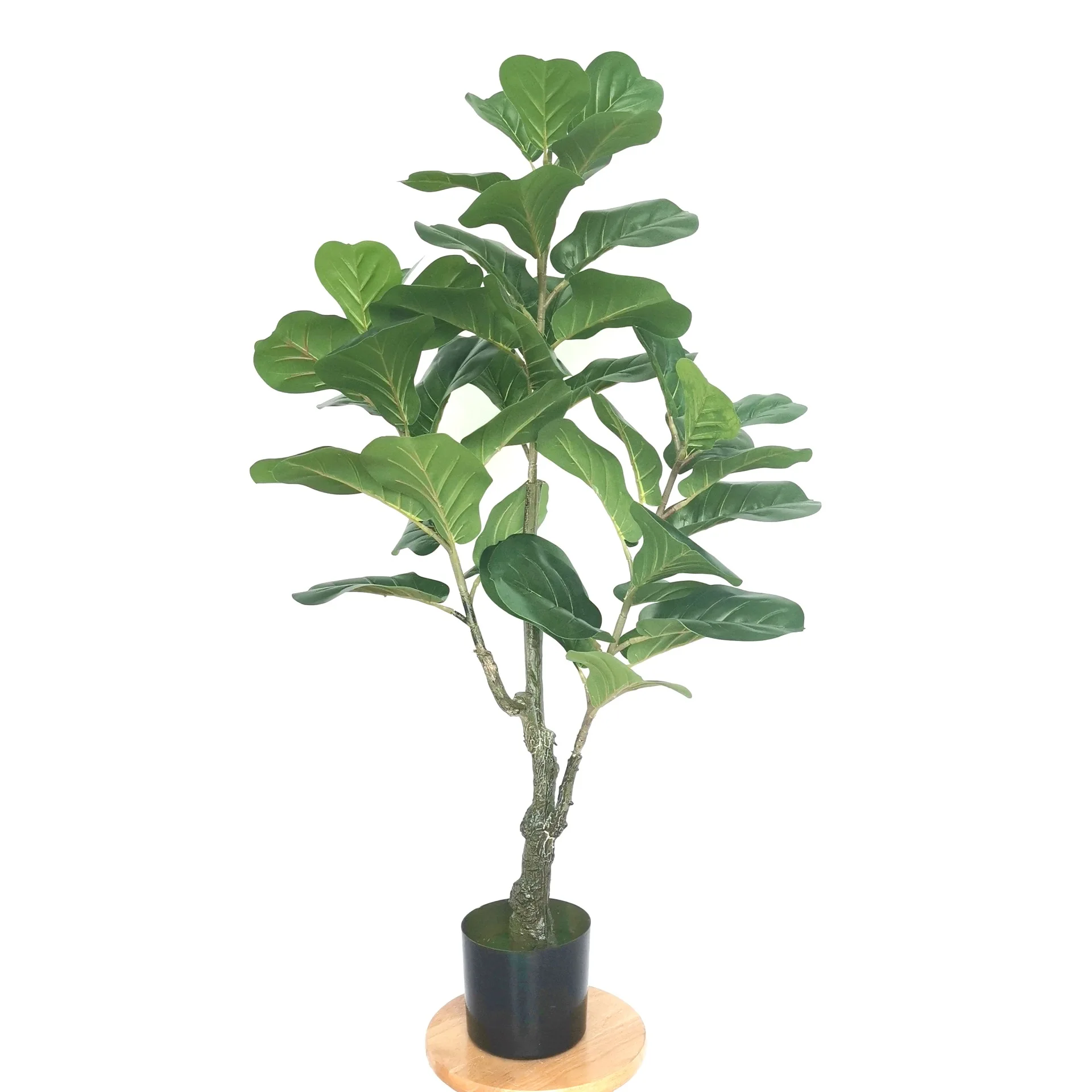 61in Tropical Plants Large Ficus Artificial Trees Plastic Fake Leafs