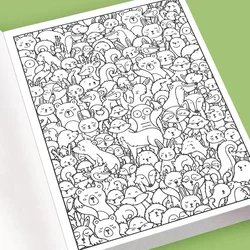 Doodle Delight: A Funny Cartoon Coloring Book for Stress Relief and Relaxation (1PCS)