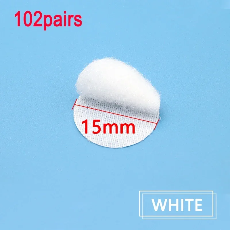 15mm white 102pairs