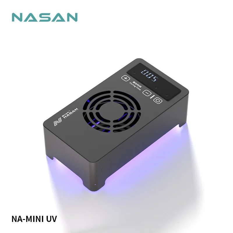 

NASAN NA-MINI UV Lamp Curing Light For Mobile Phone Motherboard PCB LCD Glass OCA Glue Green Oil Curing Repair Tool