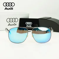 AUDI Polarized Sunglasses With Original Case Men Luxury Designer Driving Sun Glasses Male Pilot Eyewear UV400 Goggles for Gift