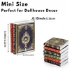 9 Pcs Mini Book Model for 1:12 Dollhouse Accessories Study Decoration Miniature Items 1/6 BJD/Barbies Doll House,Holiday Gifts 4
