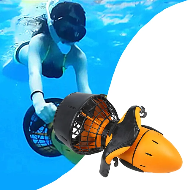 

Underwater motor sea scooter scuba diving equipment 300W mini water scooter underwater propeller RC submarine booster