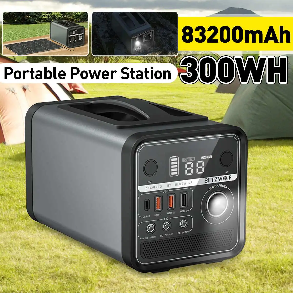 1000w 83200mah Portable Power Station Outdoor Electric Generator Power