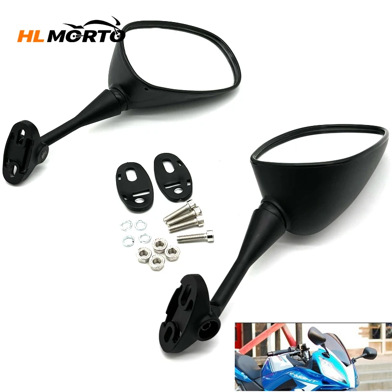 Sleek Motorcycle Rearview Side Mirrors