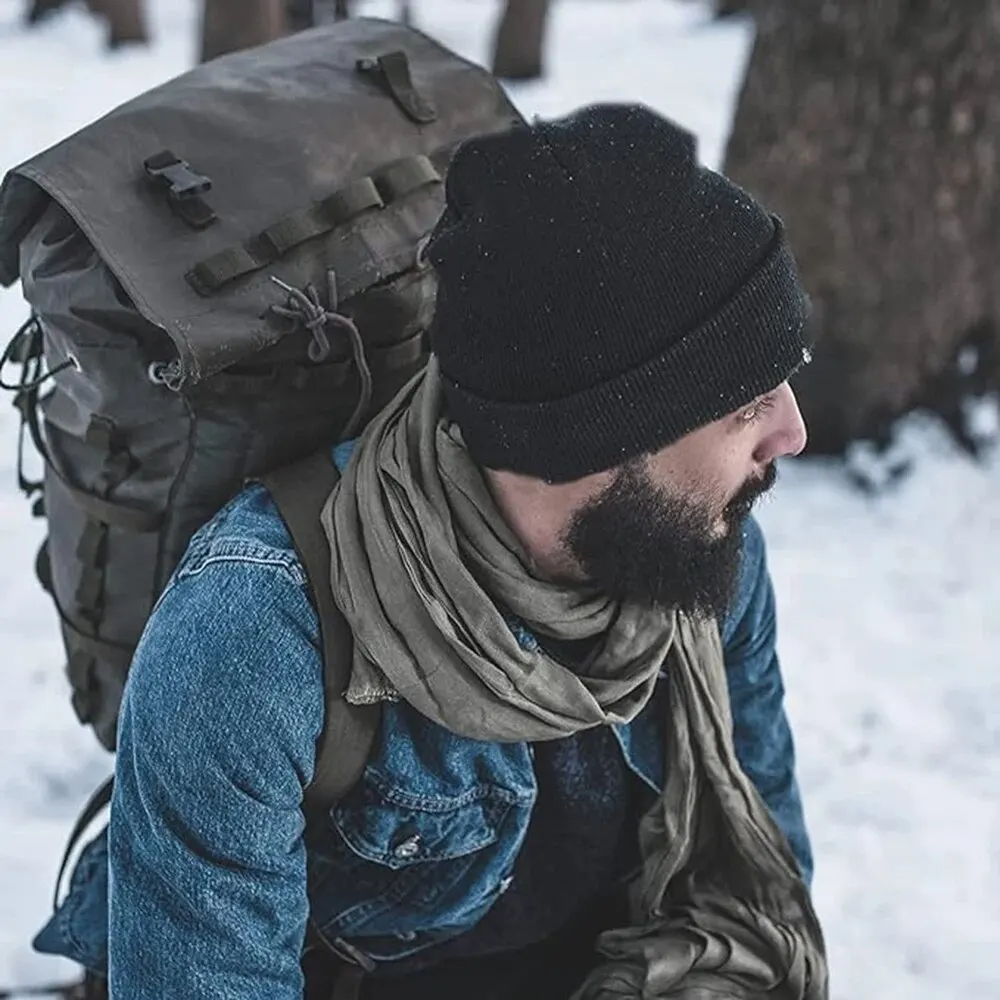 Knitted Hats Soft Knit Beanie for Men Or Women Winter Warm Windproof Outdoor Mountaineering Skiing Riding Hat Cycling Cap 4