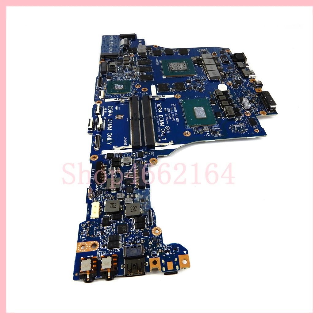 LA-F552P i7-8750HK i9-8950HK CPU GTX1080-V8G GPU Mainboard For DELL Alienware15 R4 Laptop Motherboard CN-0X20K4 0TK700 0JT6T7