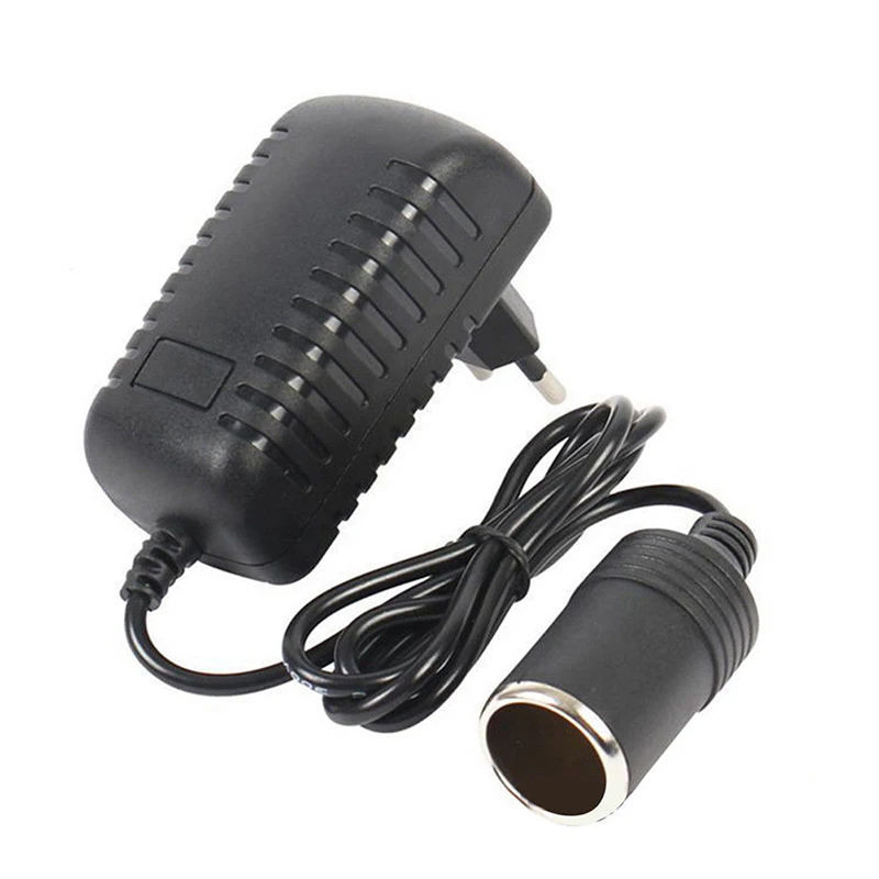 Cigarette Lighter Adapter 1Pc Universal 220V to 12V 50hz Portable Car Cigarette Lighter Socket Adapter Converter Parts US/EU/UK