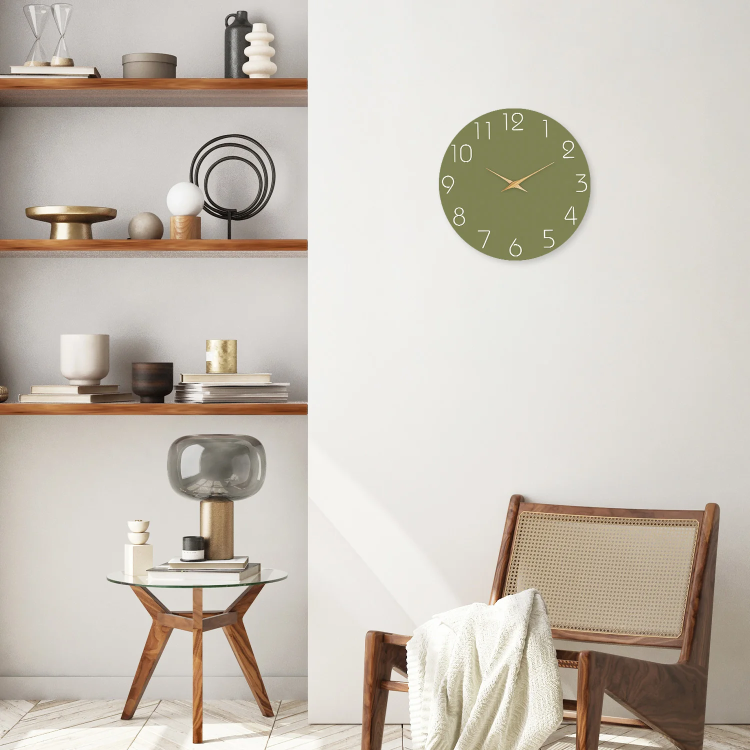 Modern Simple Digital Wooden Wall Clock Living Room Bedroom Kitchen Home Decoration Wall Clock Silent Quartz Holiday Gift 10 Inches 12 Inches 14 16inch