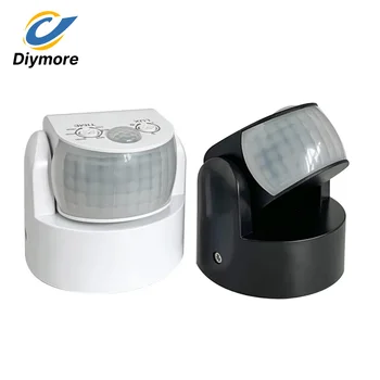 Interruttore con Sensore di Movimento 220-240V, Luce a Sensore da Parete Impermeabile con Rilevamento del Corpo Umano a Infrarossi, Modalità Giorno/Notte, Regolabile 10S-15M