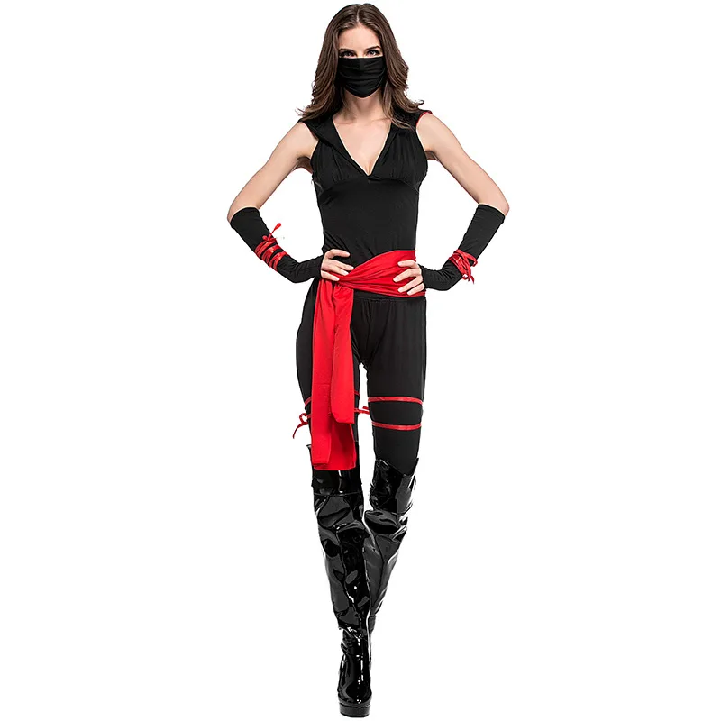 

Japanese Classic Masked Warrior Suit Women Sexy Bushido Cosplay Costume